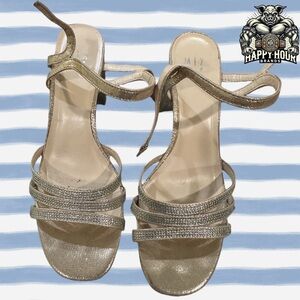 Mix No. 6 Silver Slingback Heel - Women's Size 9 1/2